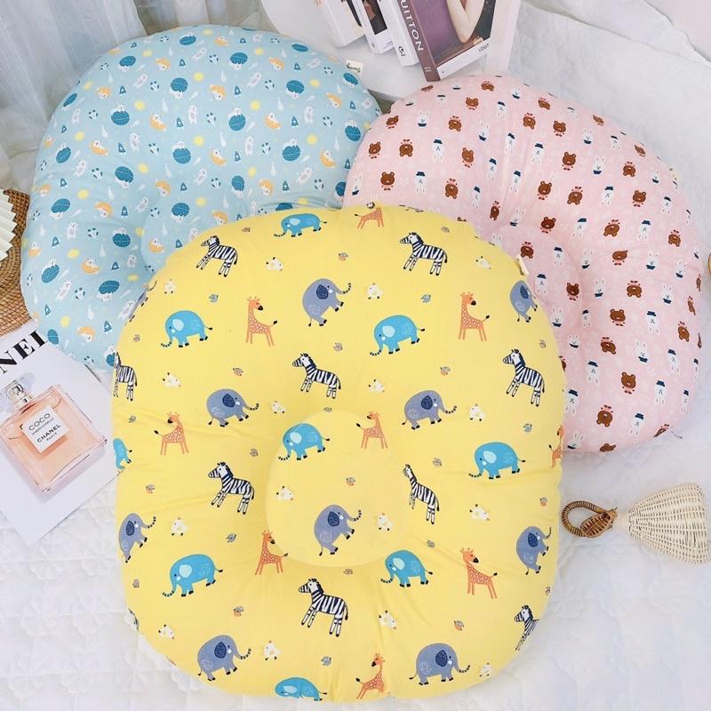 Gối Chống Trào Ngược Cho Bé Vải Cotton Hàn Quốc Cao Cấp