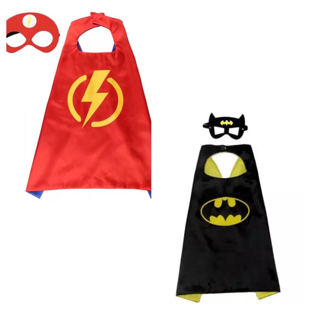 Áo Choàng Siêu Nhân Superman, Người Dơi Batman, Tia Chớp Flash Cho Bé Trai