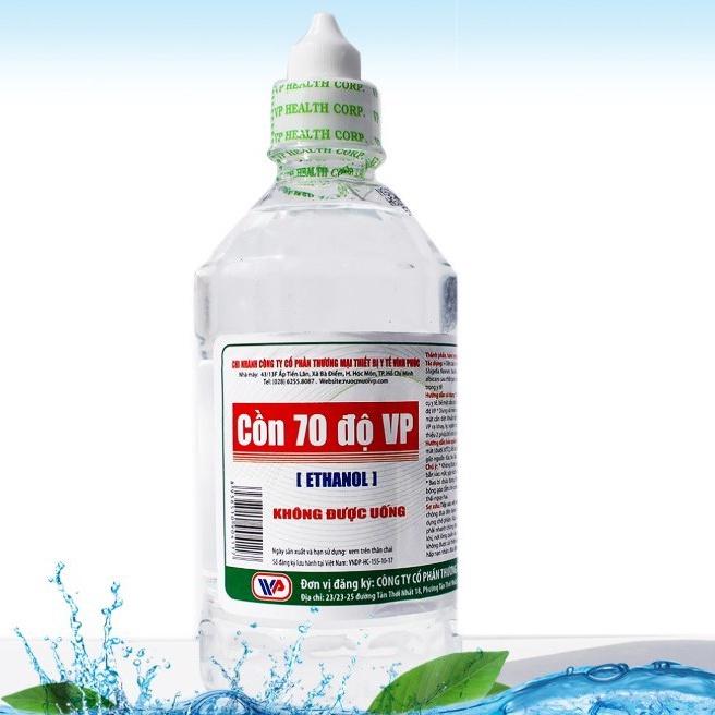 Cồn 70, Cồn Y Tế Sát Trùng, Sát Khuẩn 500ml - Chính Hãng