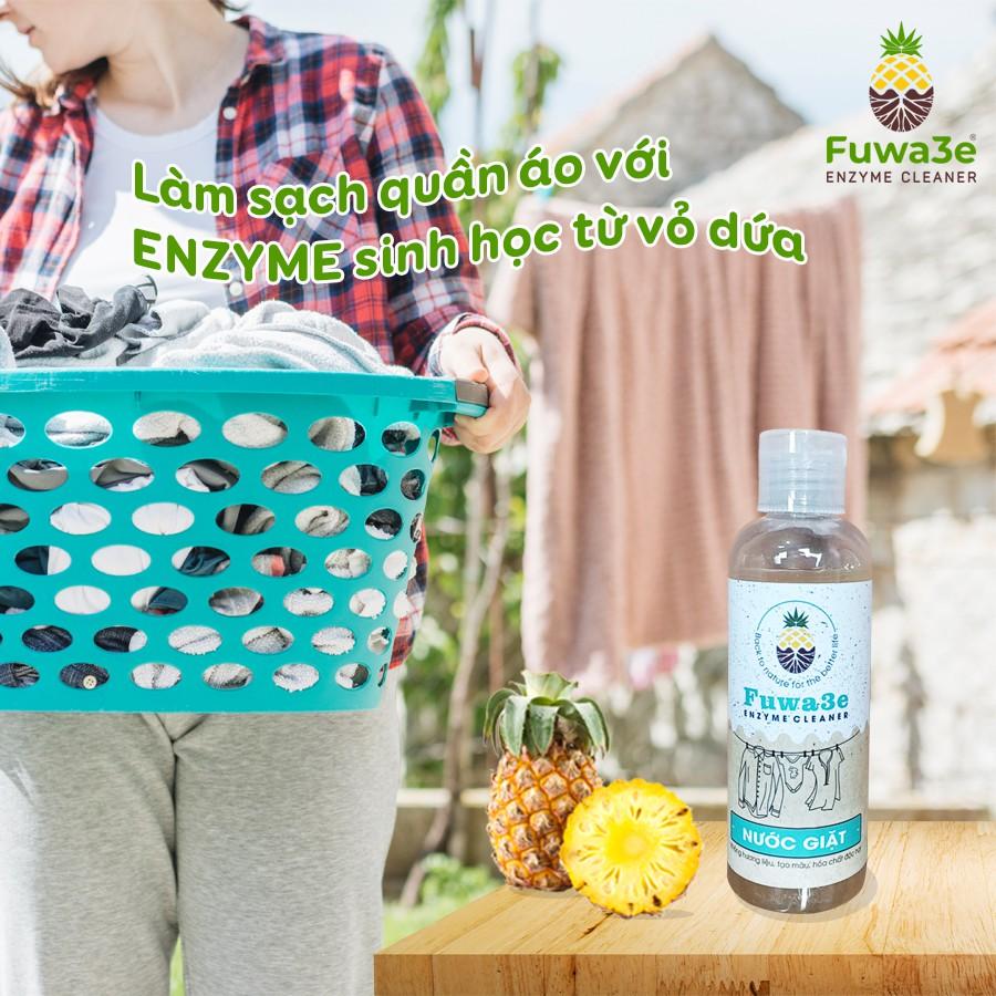 Nước giặt hữu cơ Fuwa3e organic sinh học 100ml giặt quần áo đồ lót, an toàn cho em bé