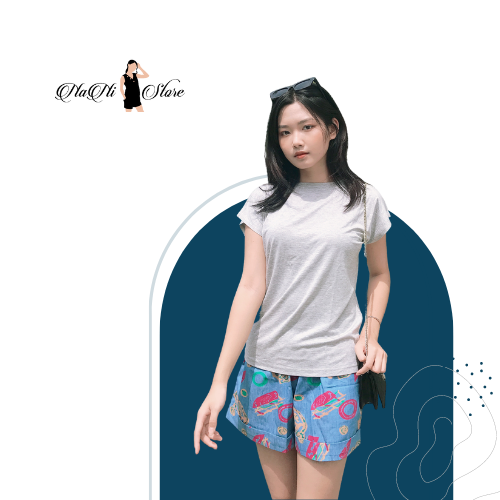 Áo thun dạo phố Xám nhạt