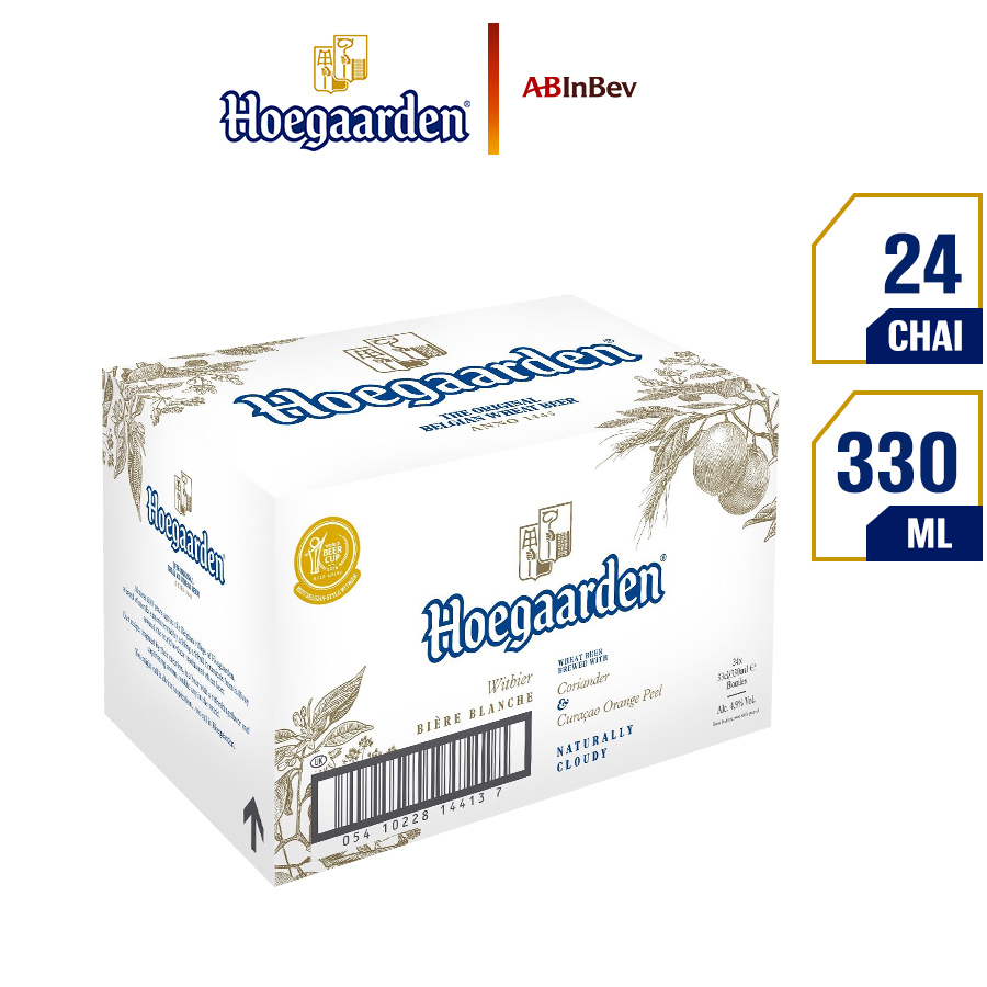 Thùng 24 Chai Bia Hoegaarden (330ml / Chai)