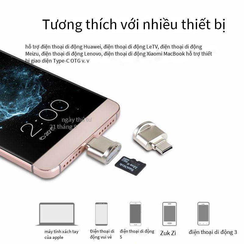 Giao hàng nhanh bộ chuyển đổi otg type-c usb3.1 đầu đọc thẻ type-c kết nối điện thoại di động máy tính bảng Bộ chuyển đổi đĩa U