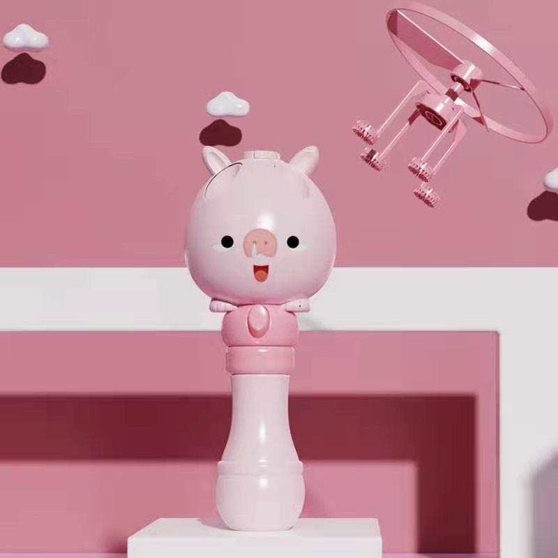 Máy bắn chong chóng thả bong bóng xà phòng hình ngộ nghĩnh cute