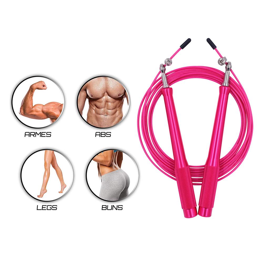 Tốc Độ Cao Dây Nhảy 9.8 Ft Có Thể Điều Chỉnh Được Tập Luyện Dây Nhảy 2 Chịu Lực Với Túi Đựng Cho Đôi unders