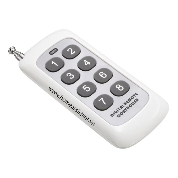 Remote 8 Nút Điều Khiển Từ Xa Phát Sóng RF 433Mhz R1.8