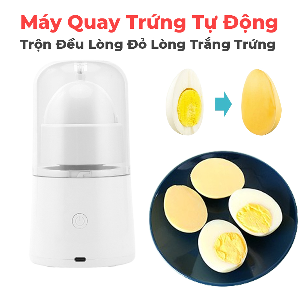 Máy Quay Trứng - Máy Trộn Đều Lòng Đỏ Lòng Trắng Trứng Tự Động