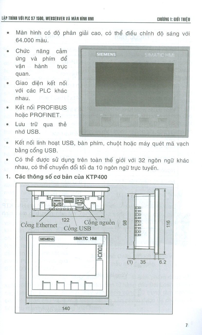 Lập Trình Với PLC S71500, Webserver Và Màn Hình HMI