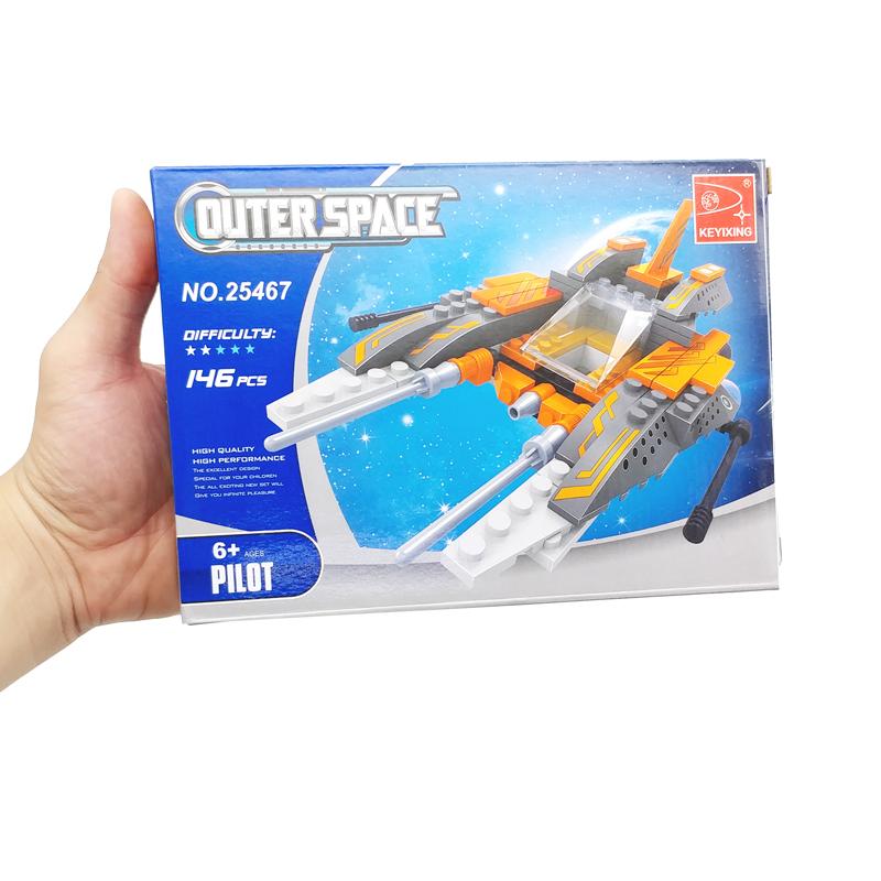 Đồ Chơi Lắp Ráp Tàu Vũ Trụ Outer Space - Keyixing AUS-25467 (146 Mảnh Ghép)