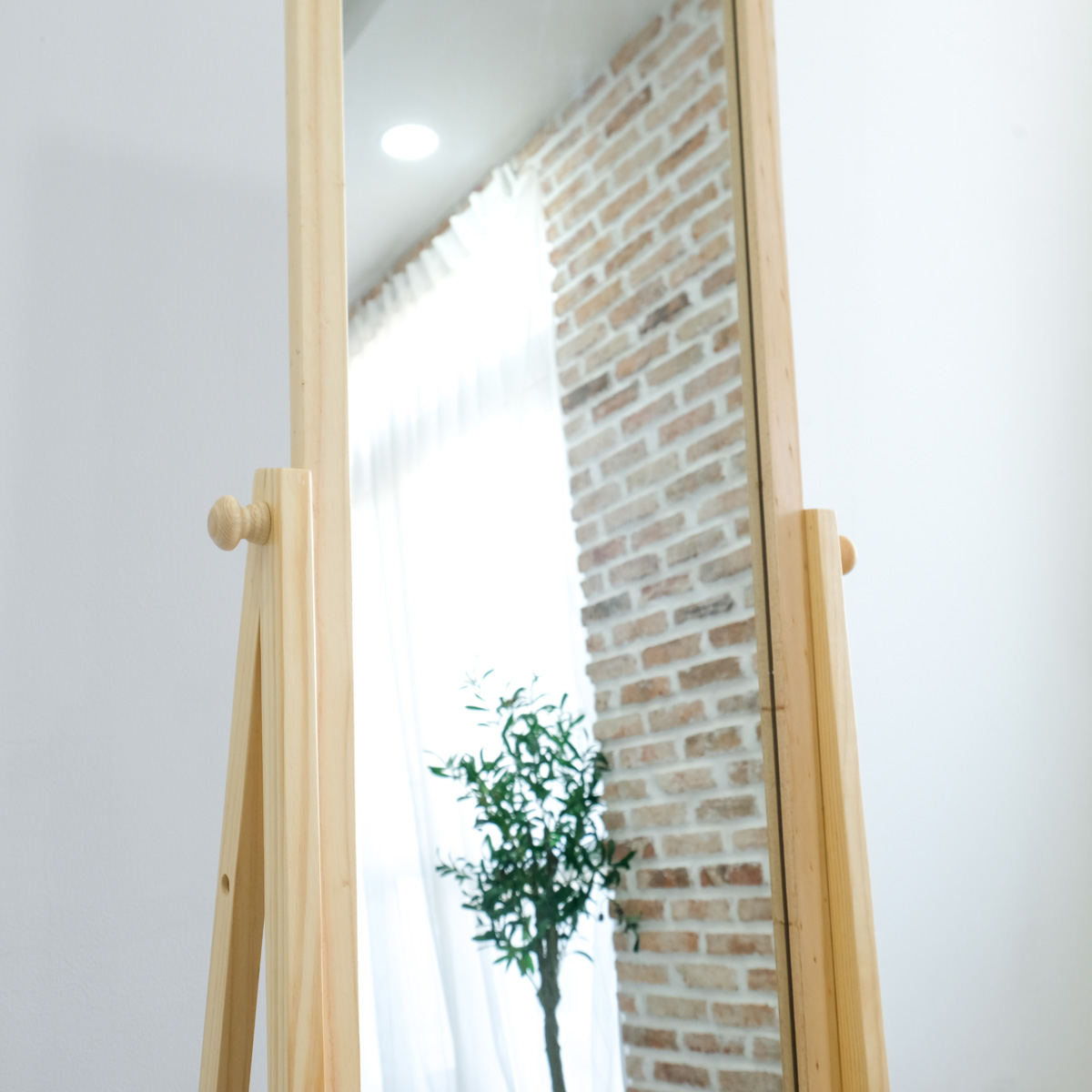 Gương Soi Toàn Thân BEYOURs Khung Gỗ Phối Kệ - Shelf-Mirror - Nội Thất Phòng Khách, Phòng Ngủ