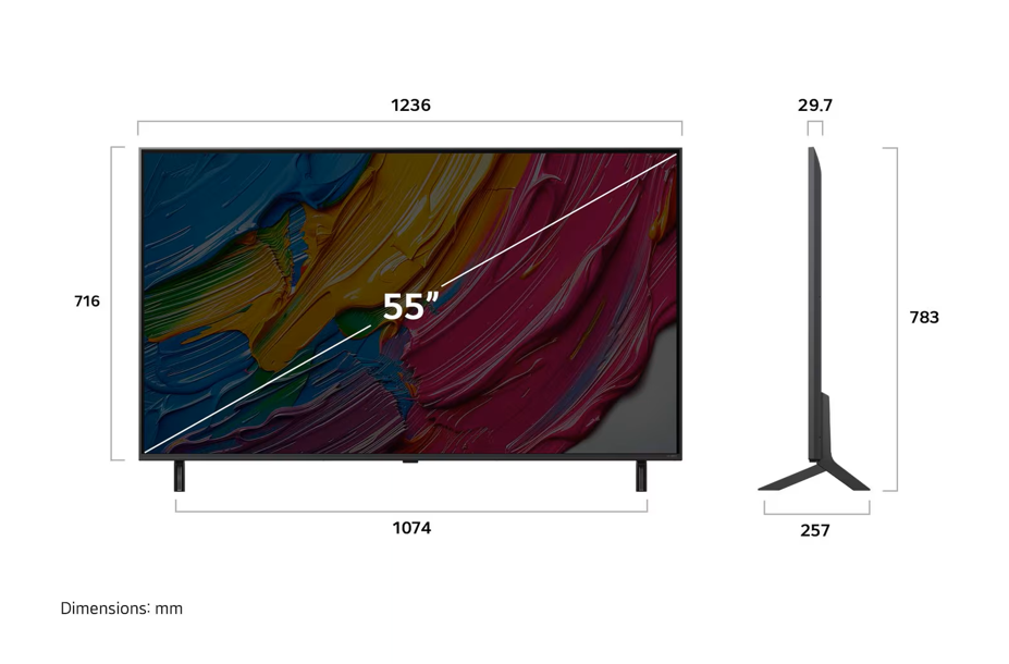 Smart Tivi LG QNED AI 4K 55 Inch 55QNED80ASA - Hàng Chính Hãng