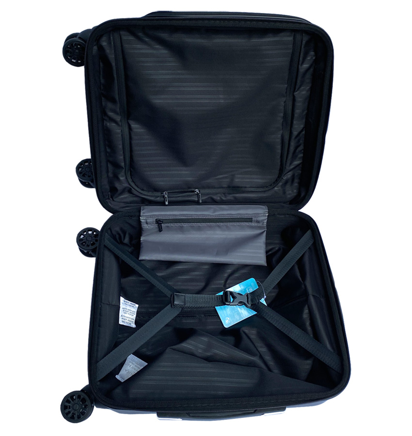 Vali doanh nhân nhựa nhám có ngăn đựng laptop riêng biệt nắp trước mở ra size 18 Inch Wide body TT109