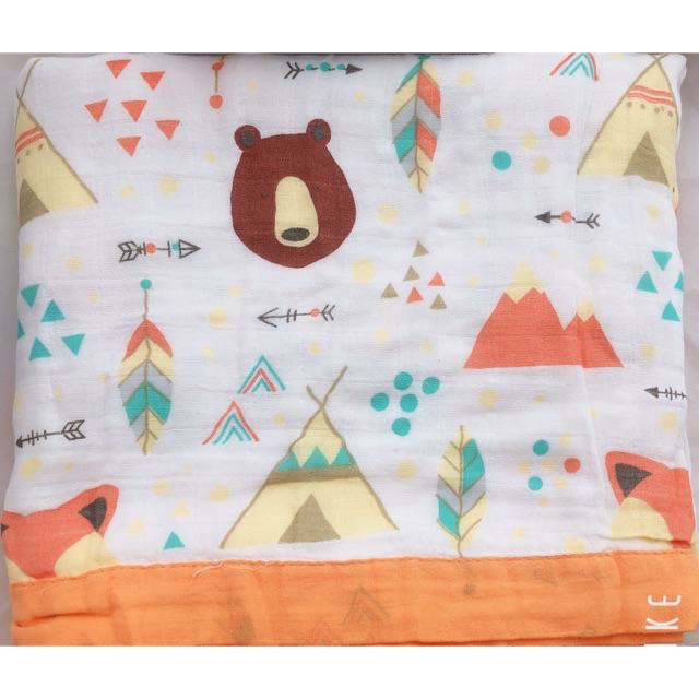 Chăn Aden&amp;Anais sợi tre 4 lớp - Hàng chính hãƞg