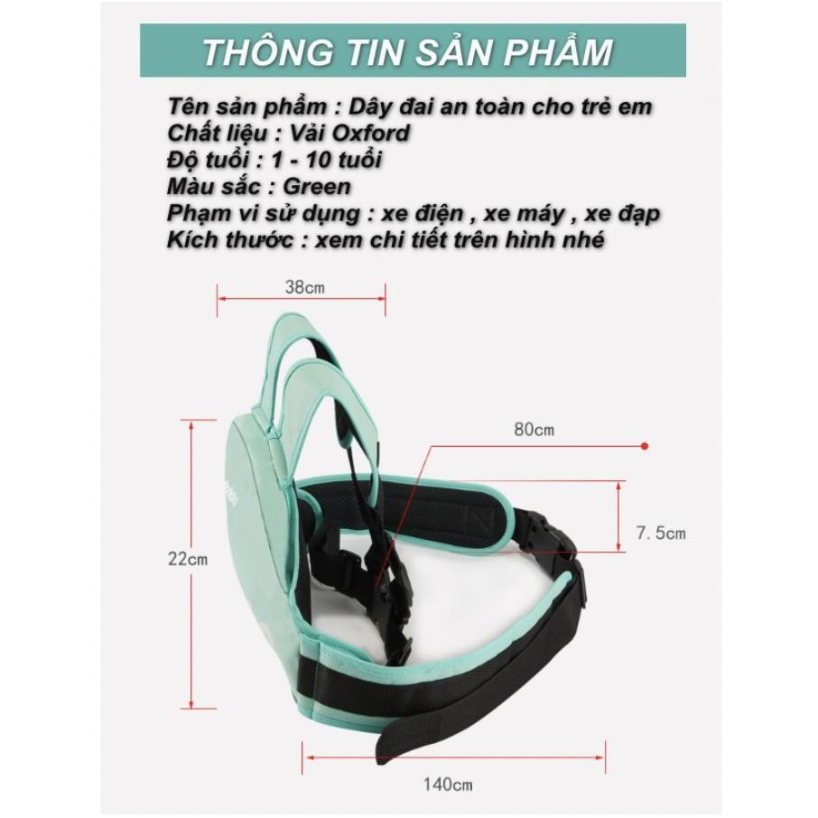 ĐỊU 2 TƯ THẾ AN TOÀN CHO BÉ KHI ĐI XE MÁY ️