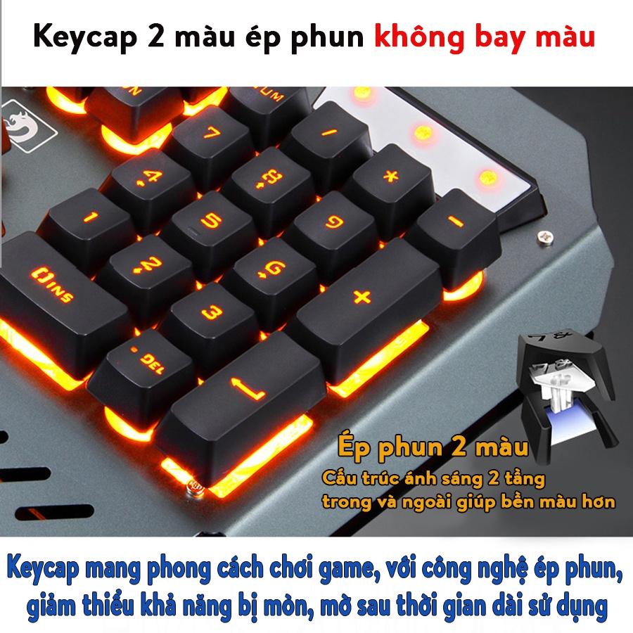 Bàn phím giả cơ Gaming Coputa Bàn phím máy tính laptop chơi game cao cấp K618 Full LED RGB