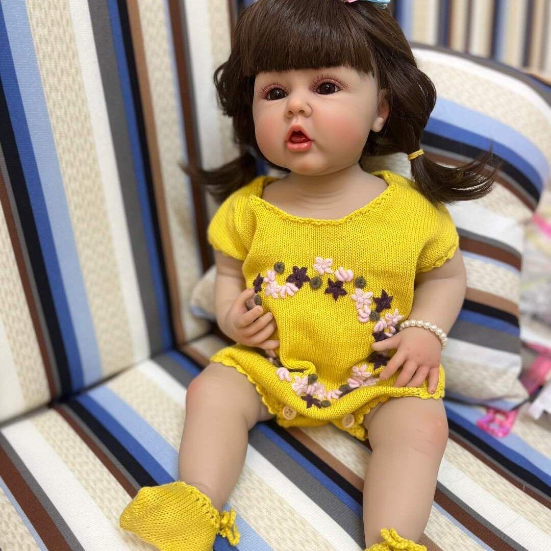 Đồ Chơi Búp Bê Barbie Sơn Màu 3D Thủ Công Tinh Tế Có Thể Dán Vào Bồn Tắm 55cm Thích Hợp Làm Quà Tặng Sinh Nhật Cho Bé