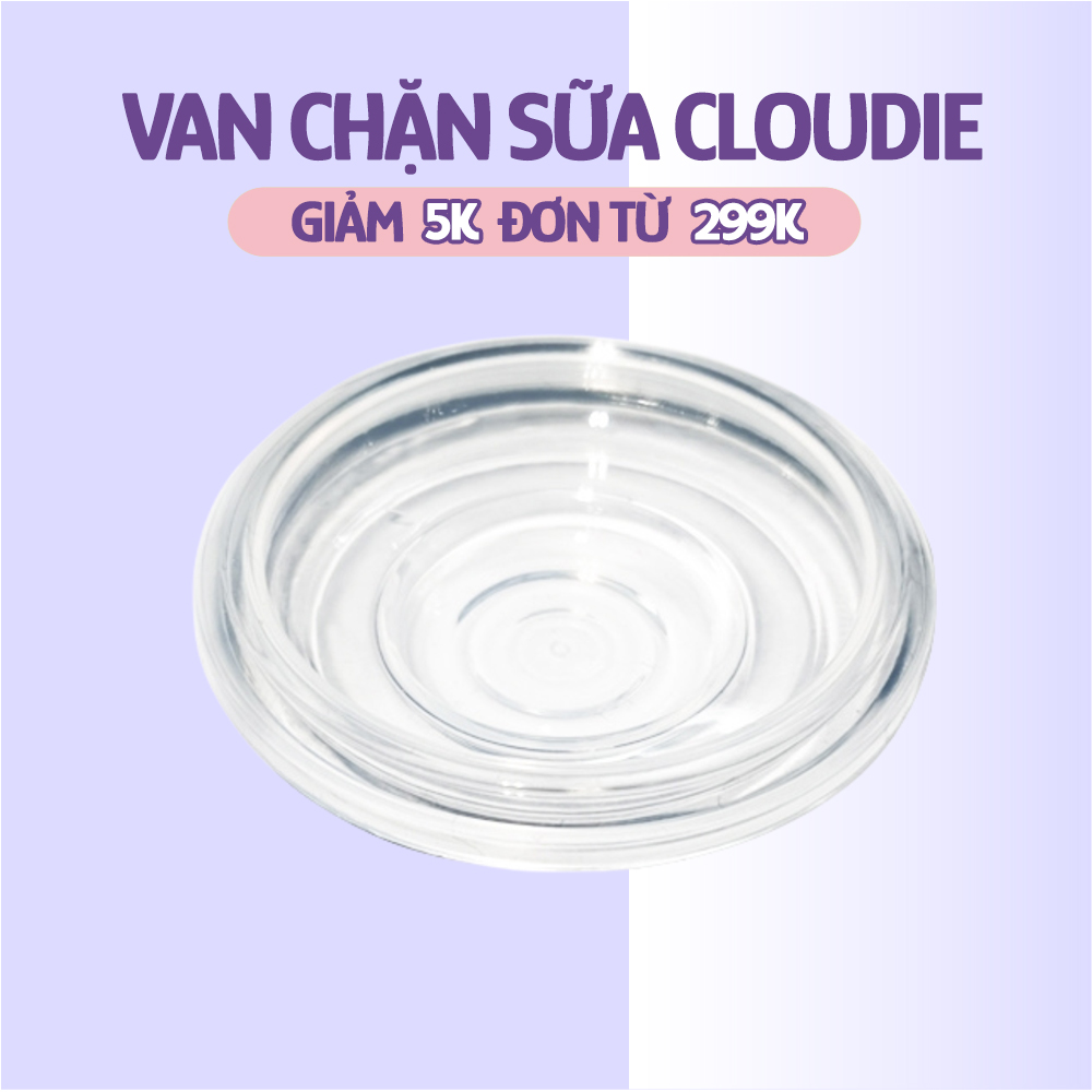Van Chặn Sữa Máy Hút Sữa Không Dây Mama’s Choice Cloudie, Chất Liệu Silicone An Toàn Cho Mẹ và Bé