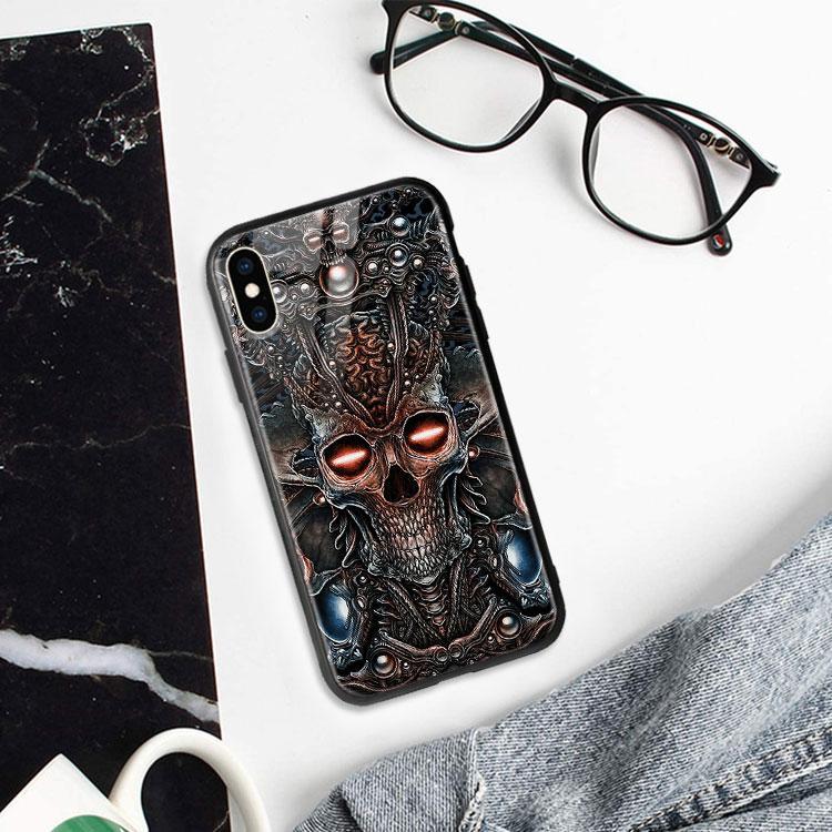 Ốp Lưng Đầu Lâu Mẫu Đẹp dành cho Iphone 6/6Plus/6S/6S Plus/7/7Plus/8/8Plus/X/Xs/Xs Max/11/11 Promax/12/12 Promax Lpc20120302
