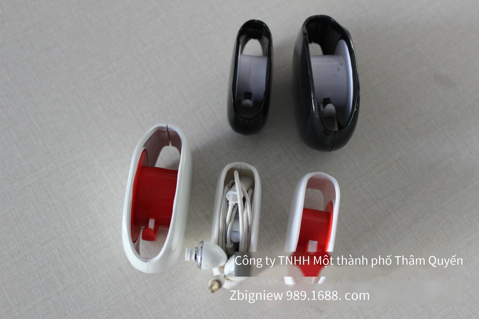 Cáp tai nghe bằng nhựa bán chạy nhất hộp lưu trữ cáp dữ liệu cuộn cáp tự động đề xuất quà tặng sáng tạo