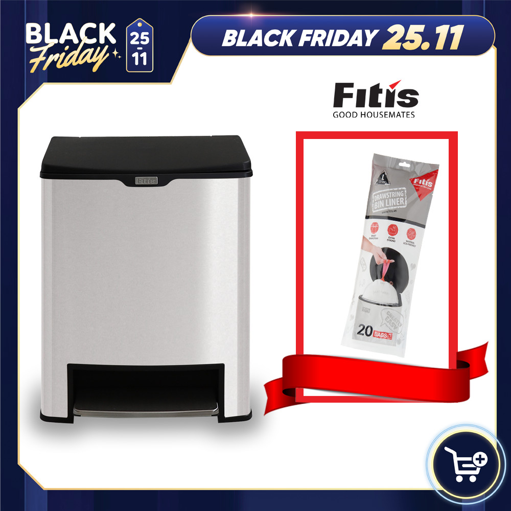 Thùng Rác Fitis Prime Đôi - SPD1-901