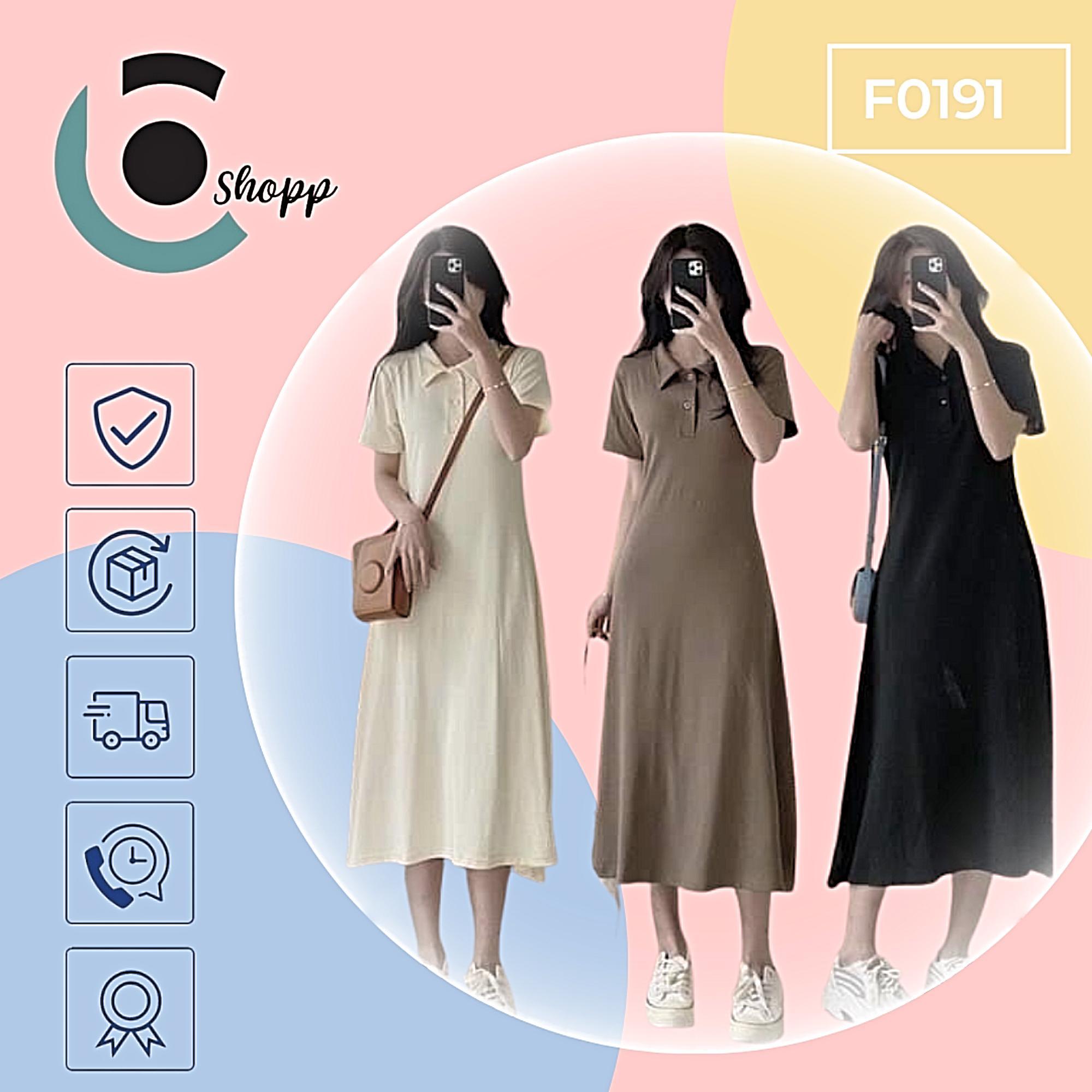 Đầm polo fom dài cao cấp