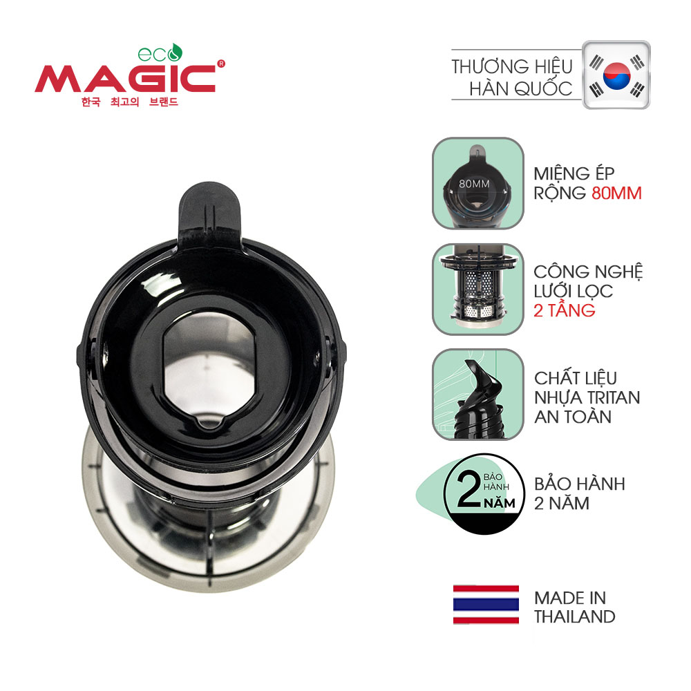 Máy ép trái cây tốc độ chậm Magic Eco AC-138 - Hàng chính hãng