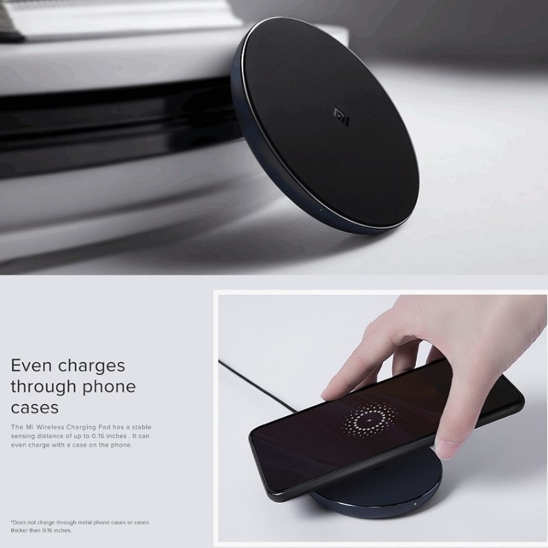 [Bản Quốc Tế] Đế Sạc Không Dây Xiaomi Mi Wireless Charging Pad Chuẩn Qi Sạc Nhanh 10W Max - Hàng Nhập Khẩu