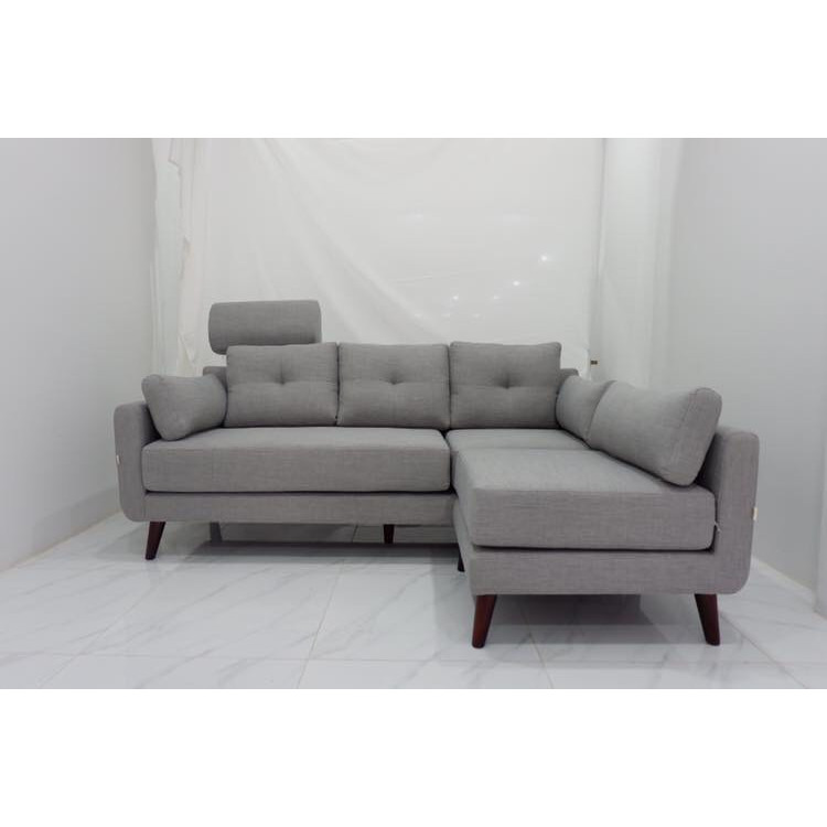 Sofa góc linh hoạt Juno Sofa 220 * 150 cm (xám)