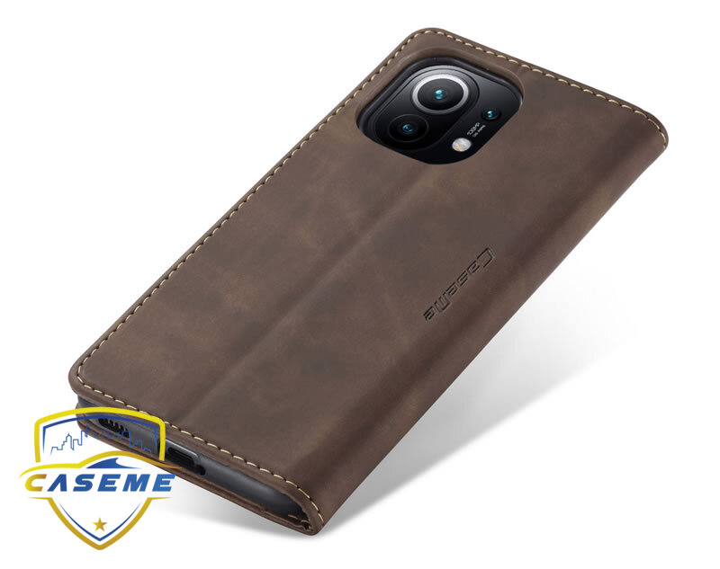 Bao da dạng ví chính hãng Caseme dành cho Xiaomi Mi 11 - Hàng Nhập Khẩu
