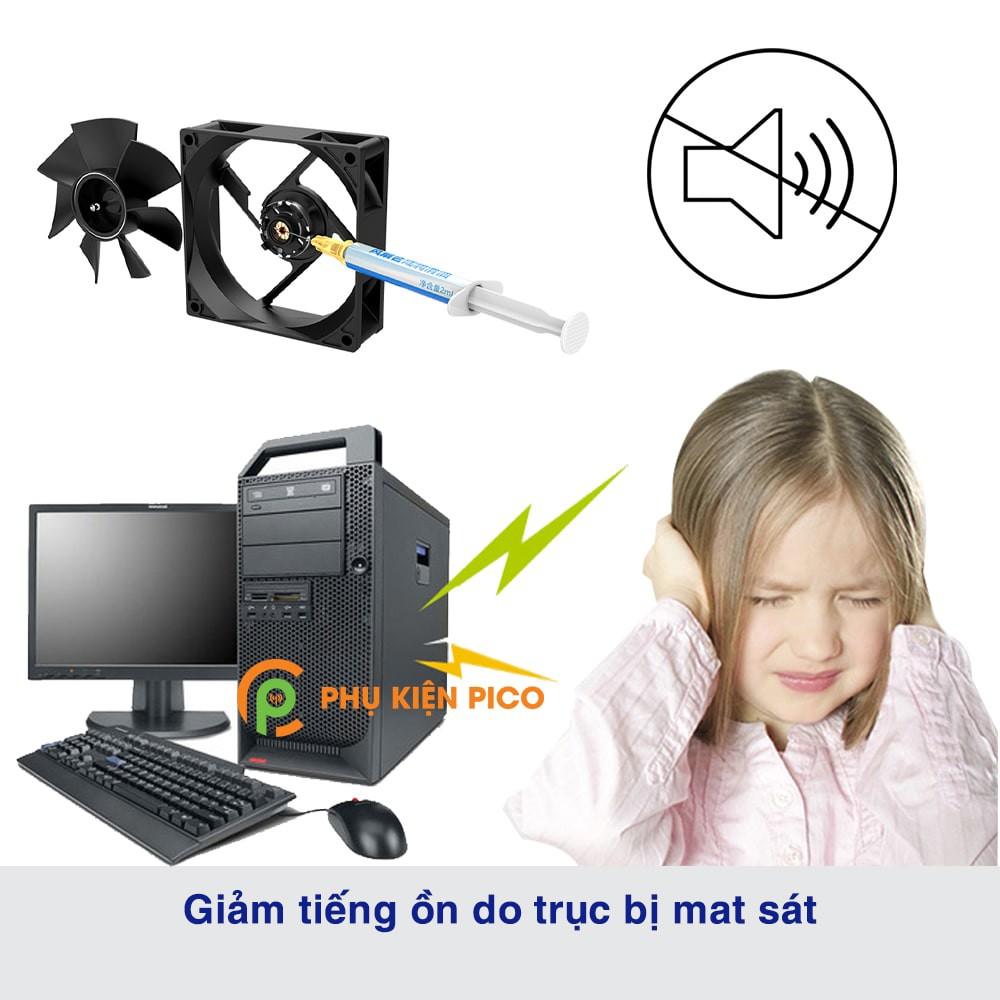 Mỡ bôi trơn quạt tản nhiệt tản nhiệt máy tính, laptop FL-N02 - Mỡ chịu nhiệt tra quạt FL-N02 chống khô két