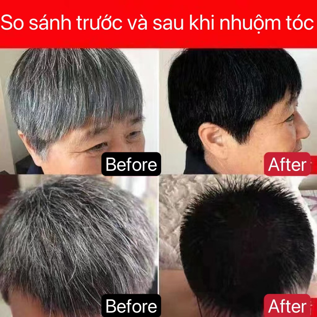 Dầu Gội Nhuộm Phủ Bạc Cho Tóc Avatar Dạng Gói 20mL Màu Đen