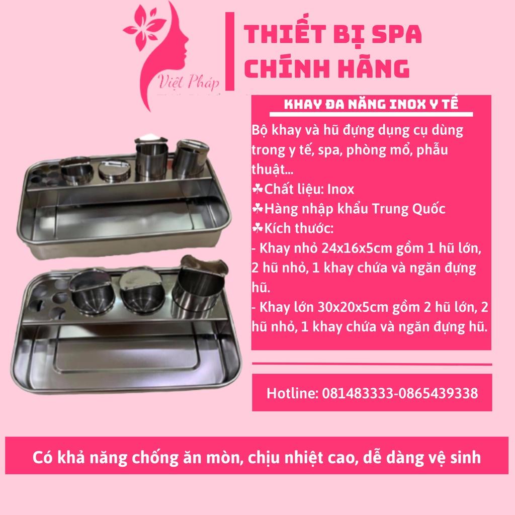 Khay đa năng inox y tế dùng trong spa,tmv