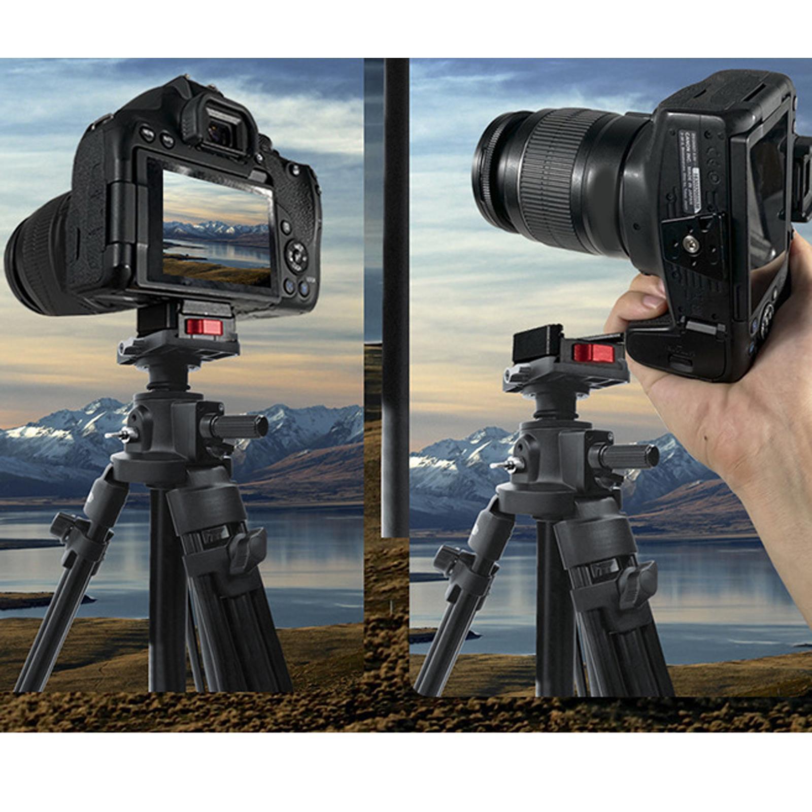 Quick Release Clamp Plate Camera Mount Adapter Clamp for DSLR Digital Camera