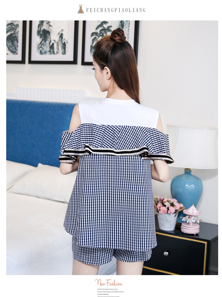 SÉT BỘ BẦU MẶC NHÀ HỞ VAI CỰC XINH pjmb3129