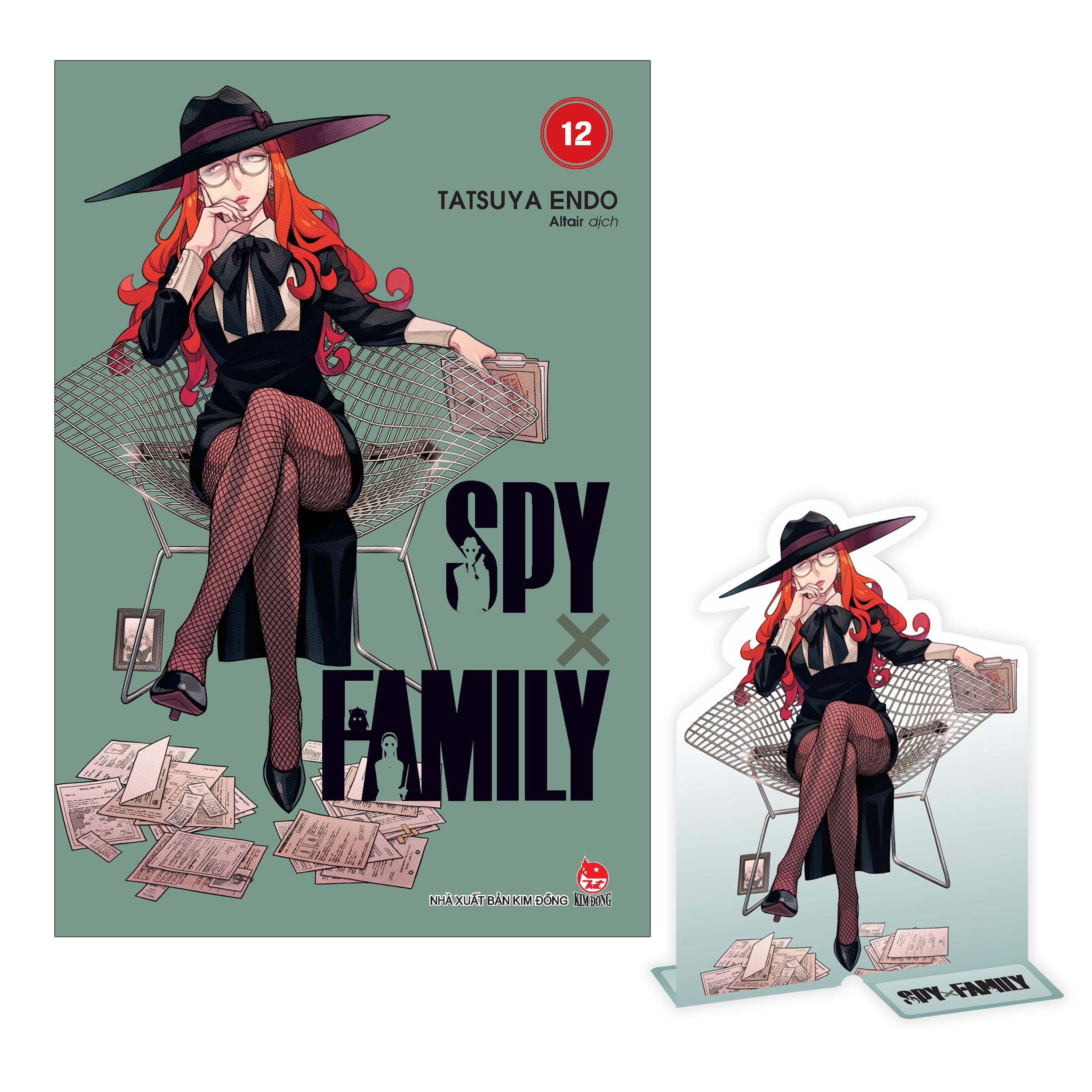 Sách - Spy X Family - Tập 12 - Tặng Kèm Standee PVC