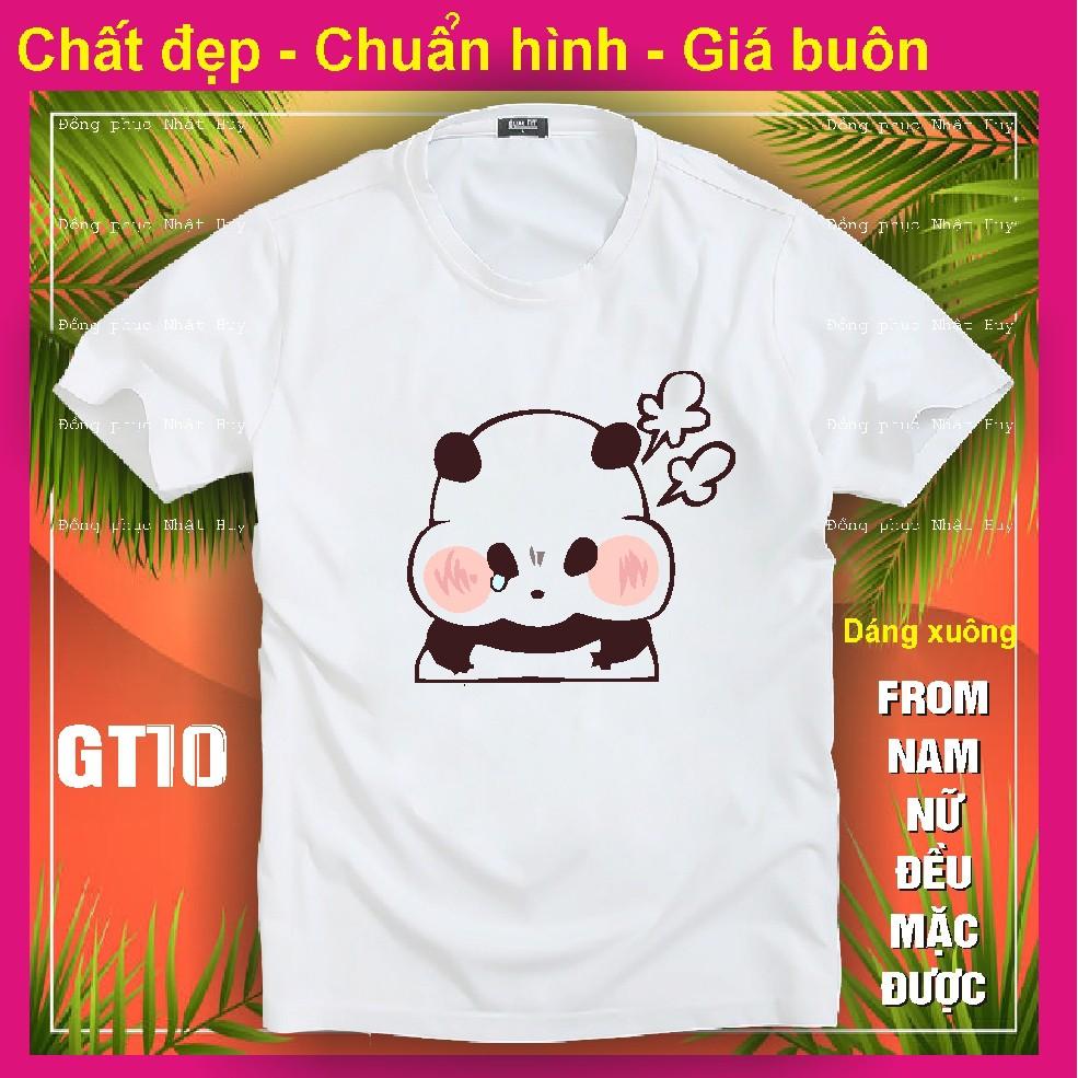 (mịn,xịn,thơm) áo thun gấu trúc đẹp GT7, chất đẹp, bao đổi trả,phông, panda dễ thương kute,icoi gấu trúc chipi