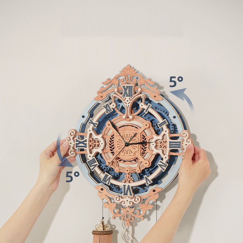 Mô hình Cơ động học Đồng hồ Quả lắc Romantic Note Wall Clock LC701 Robotime