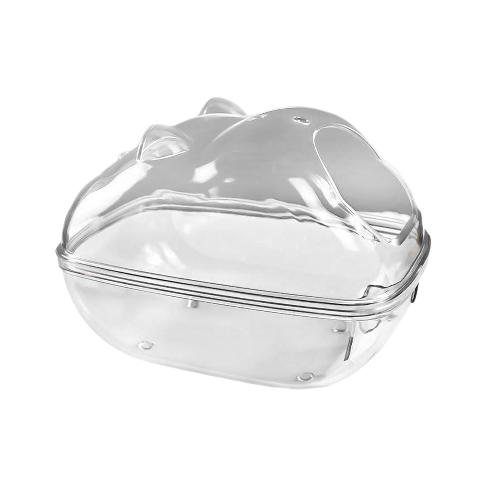 Hamster Sand Bath Toilet Pet Bathroom Bathtub for Gerbil Hedgehog Chinchilla