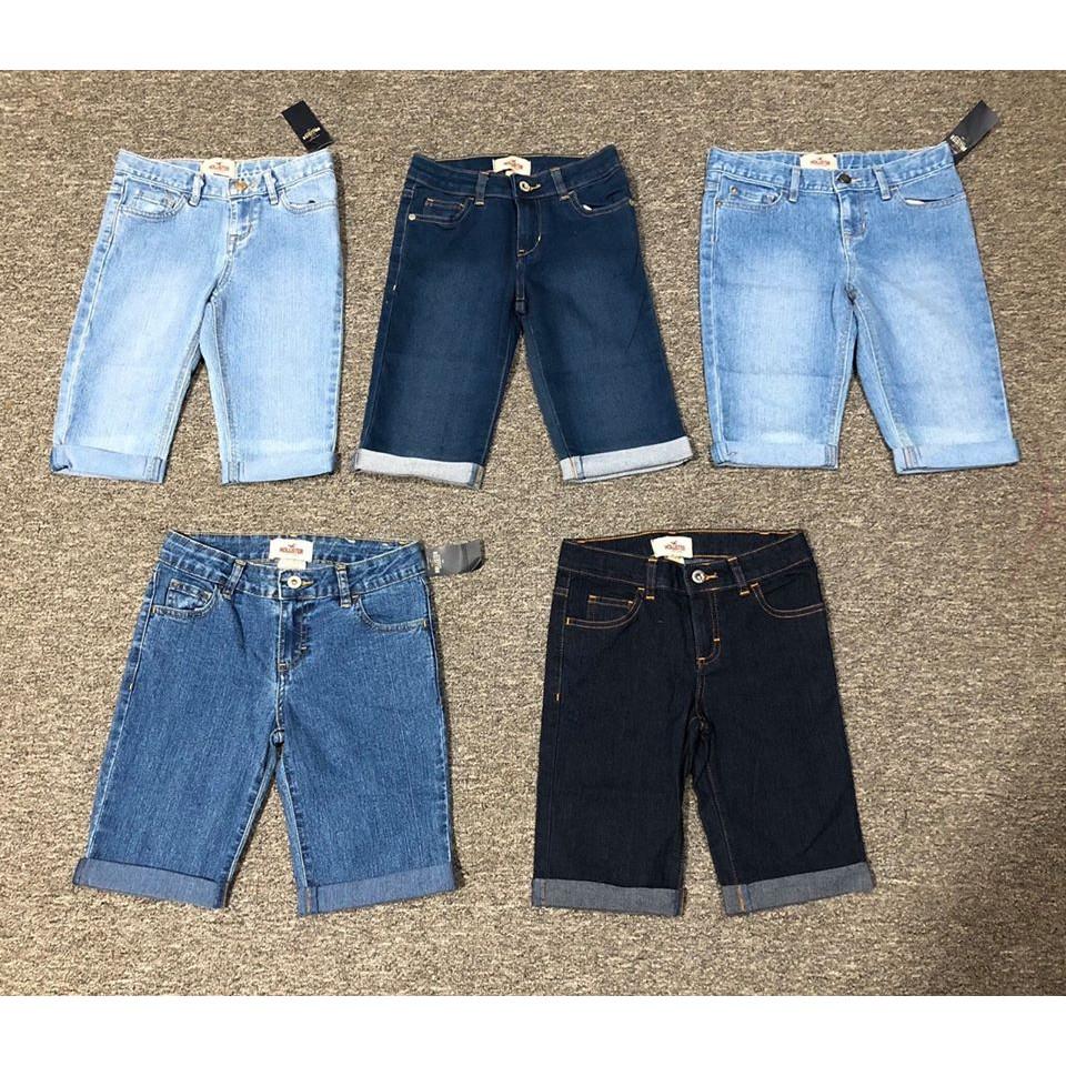 Quần lửng jean HOLLISTER cho bé trai+bé gái size 4-12Tuoi hàng Việt Nam xuất xịn.