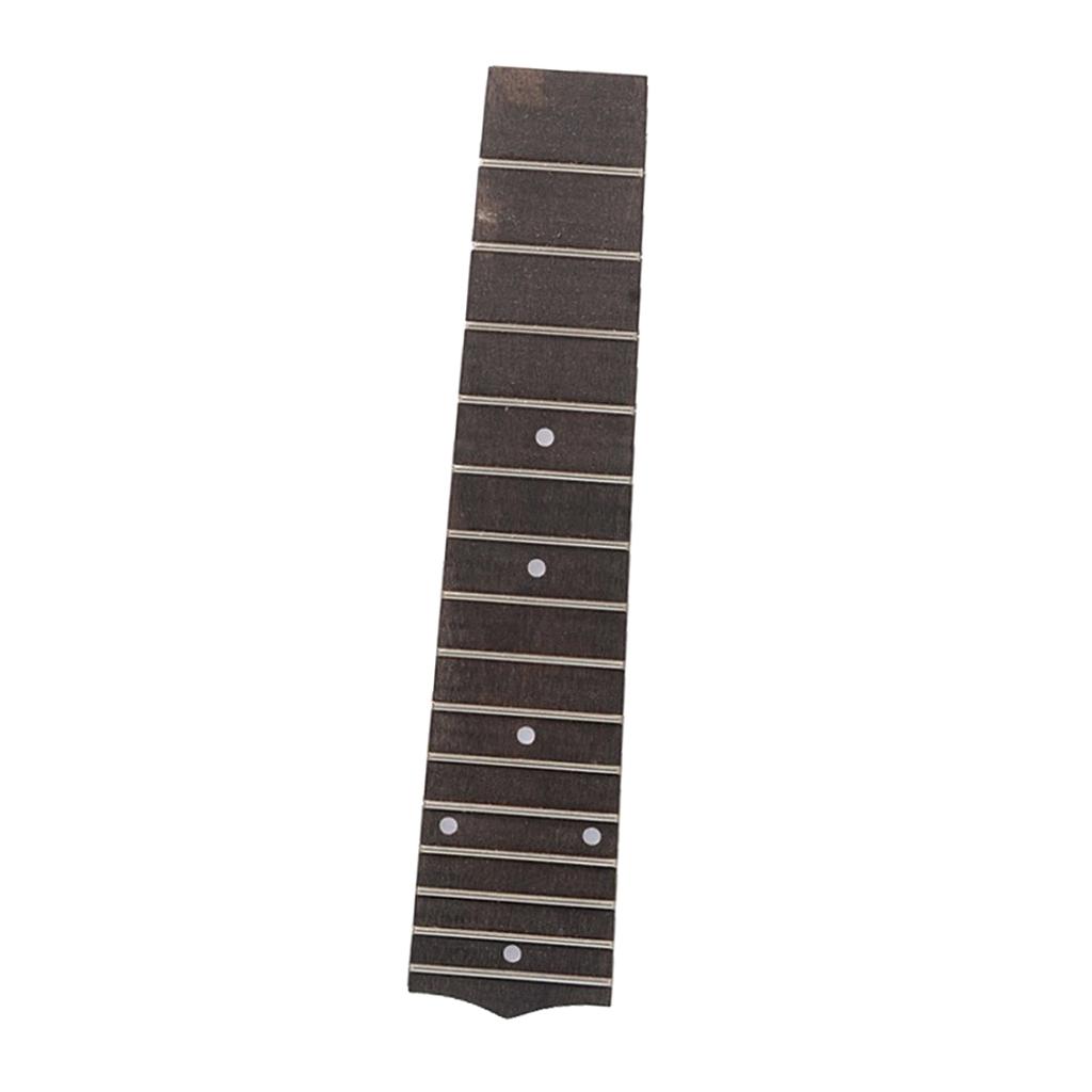 Sunnimix Đàn Ukulele 15 Giải Tầng Ván Trượt Ngón Tay Fretboard Dụng Cụ Âm Nhạc Phần Trắng Điểm 215X35X48 Mm