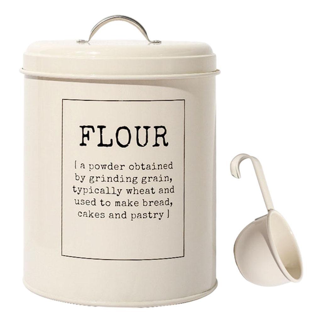 Food Flour Storage Tin Jar 5 litres Container