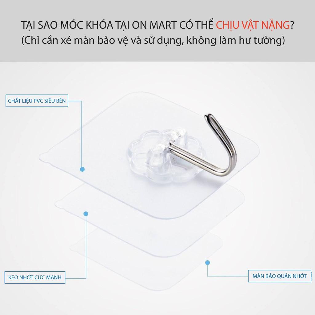 Móc Dán Tường Treo Đồ, Quần Áo - Móc Treo Nhà Tắm Nhà Bếp Siêu Dính Chịu Lực