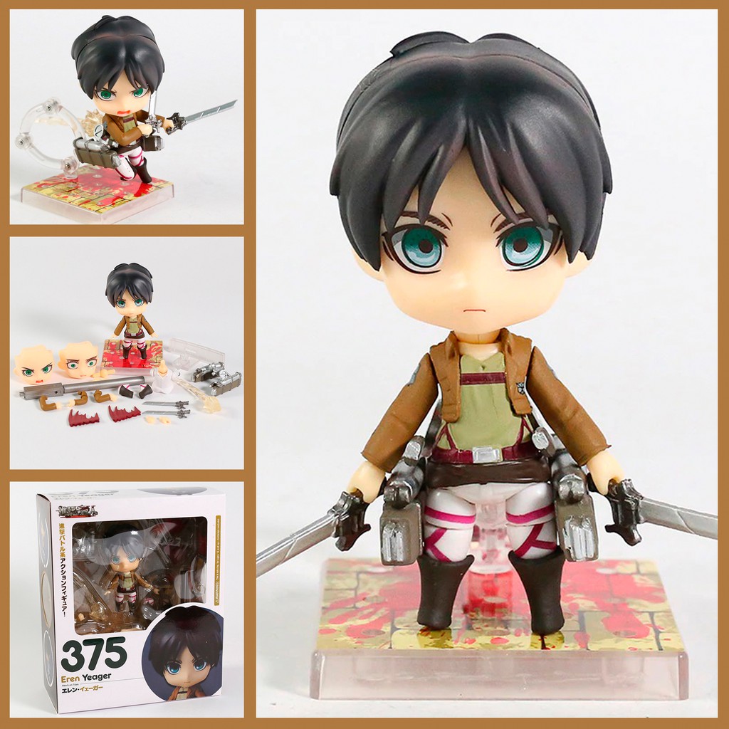 Tượng figure anime Attack on titan 385-390/ mô hình Nendoroid Attack on titan