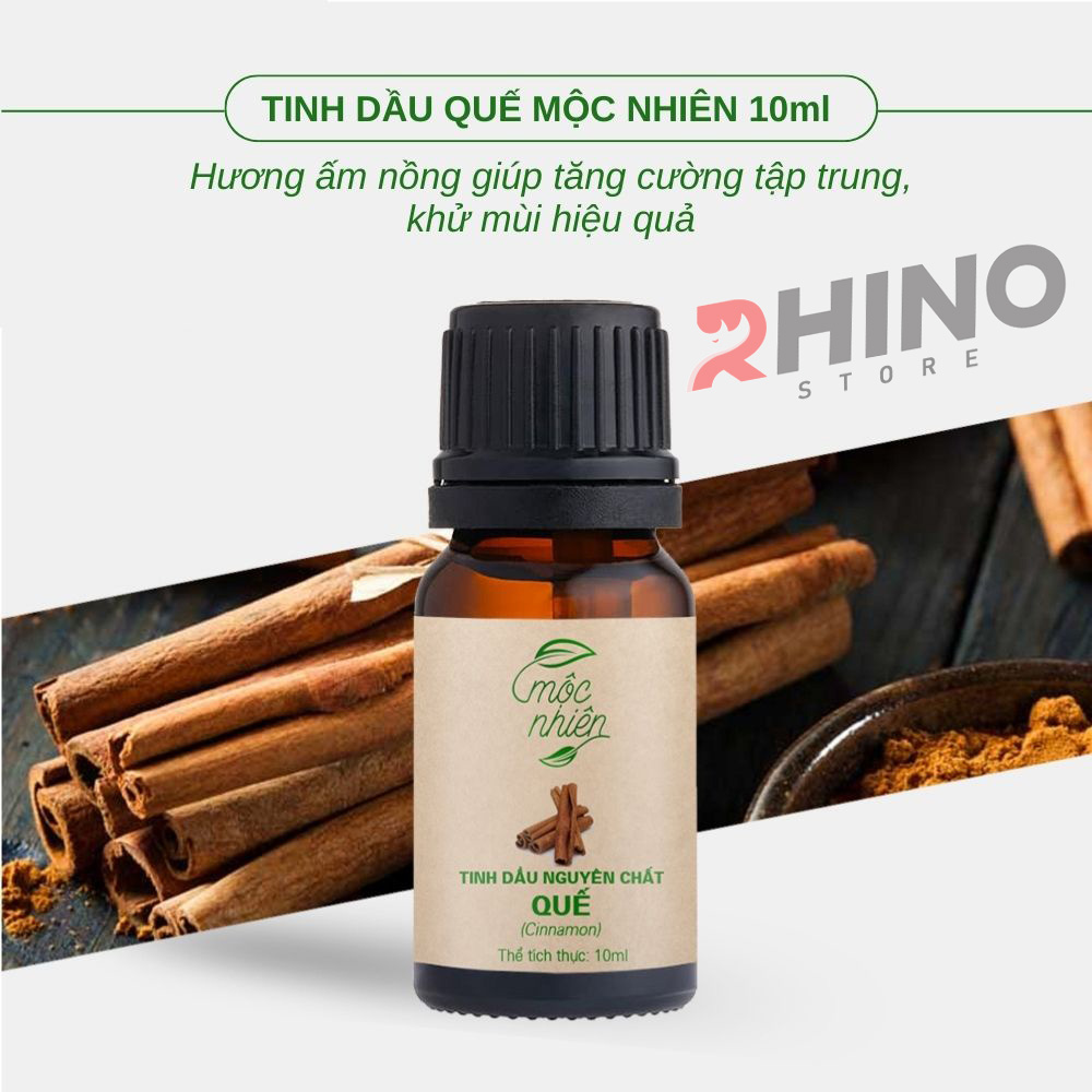 Tinh dầu Nhà Mộc nguyên chất Rhino T101 có kiểm định, treo xe, kẹp điều hòa: 10ml