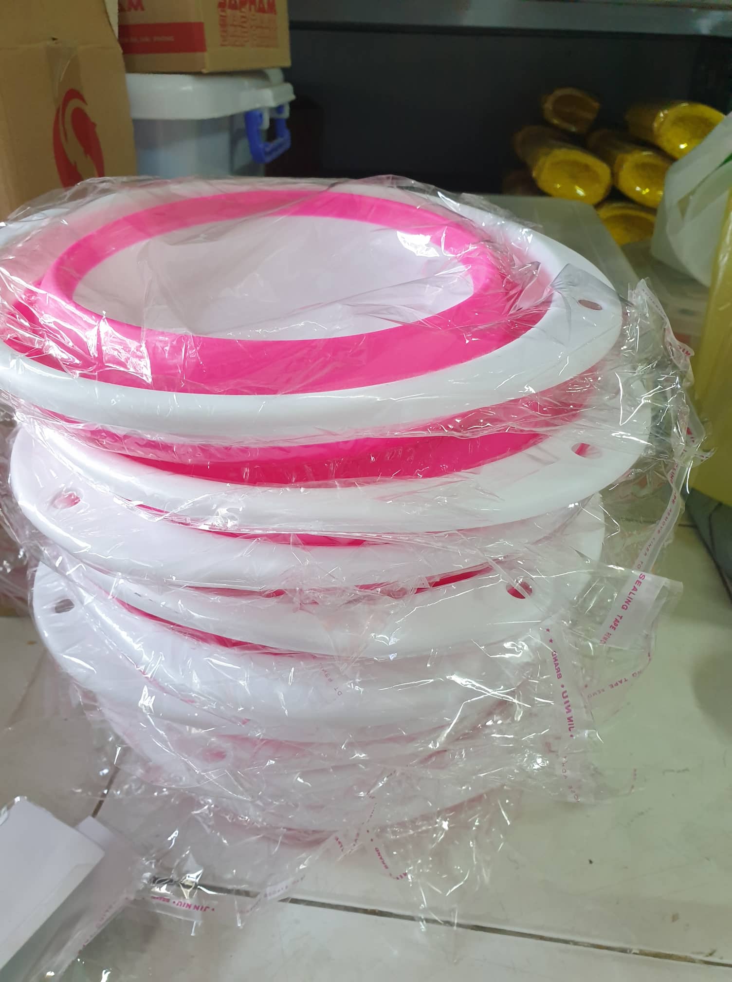 Thau trộn mồi câu 29cm , thau xếp gắp gọn , nhà bếp , rửa rau, rửa mặt e bé