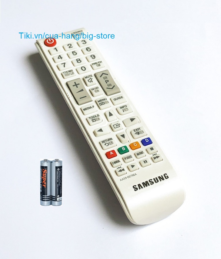 Remote Dành Cho SAMSUNG Điều Khiển Tivi LCD TV LED AA59-00796A Kèm Pin