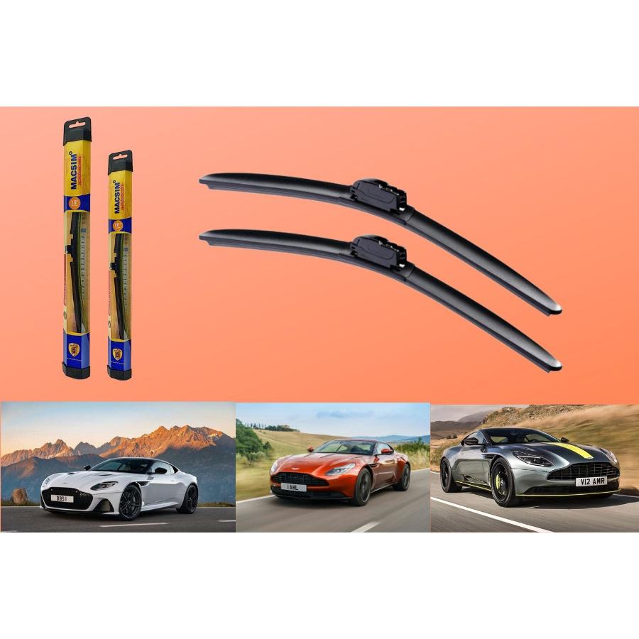 Combo cần gạt nước mưa ô tô Nano Silicon Macsim cho xe Toyota corolla 2007-2018