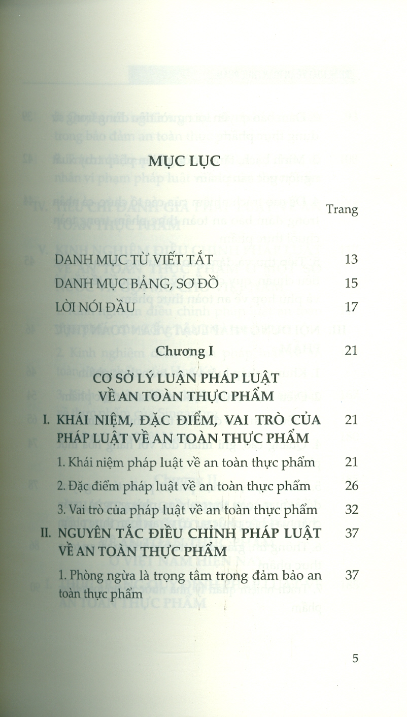 Pháp Luật Về An Toàn Thực Phẩm Ở Việt Nam (Sách chuyển khảo) - TS. Phạm Thị Thúy Nga (Chủ biên)
