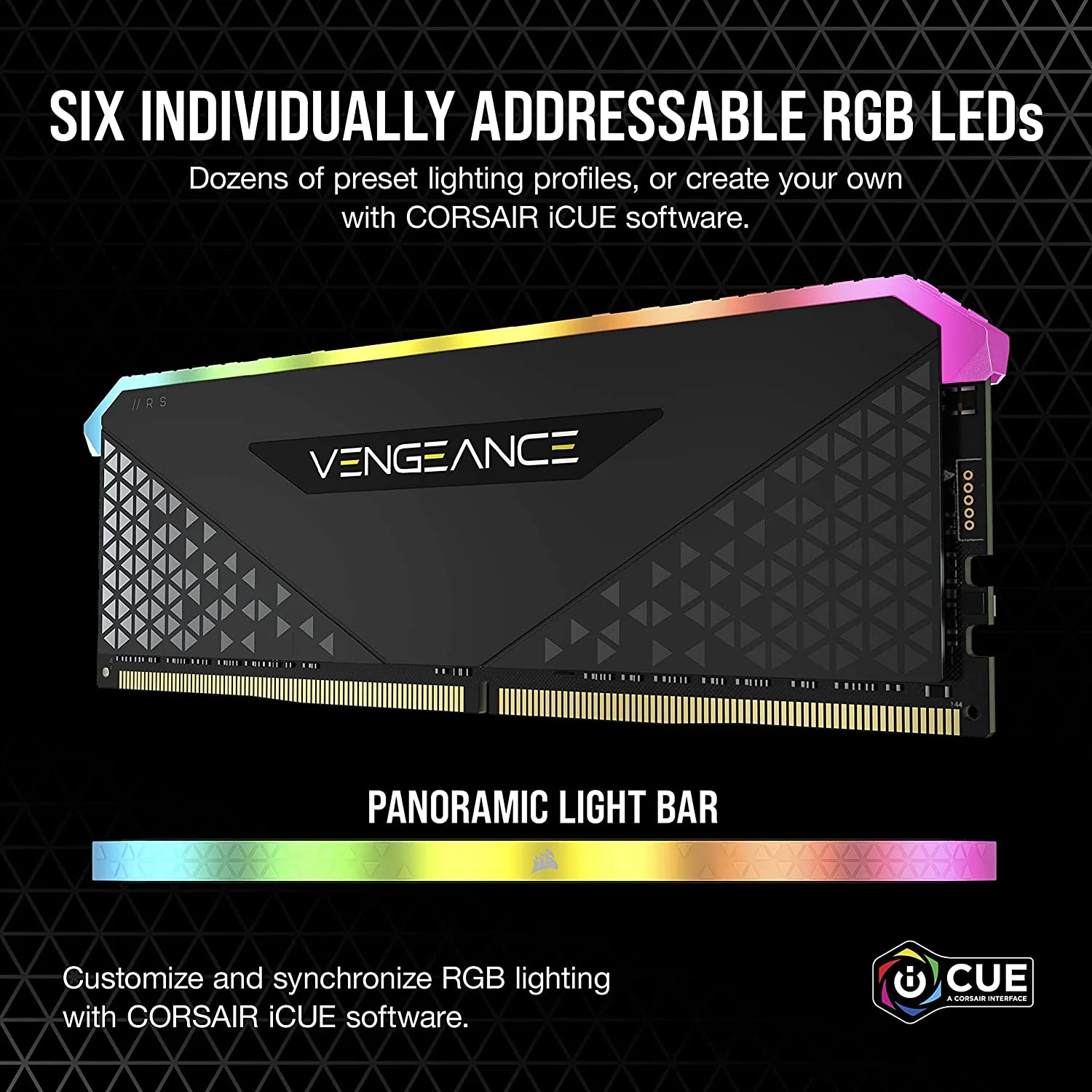 Ram Corsair 8GB LED RGB DDR4 3200MHz - Hàng chính hãng Vĩnh Xuân phân phối