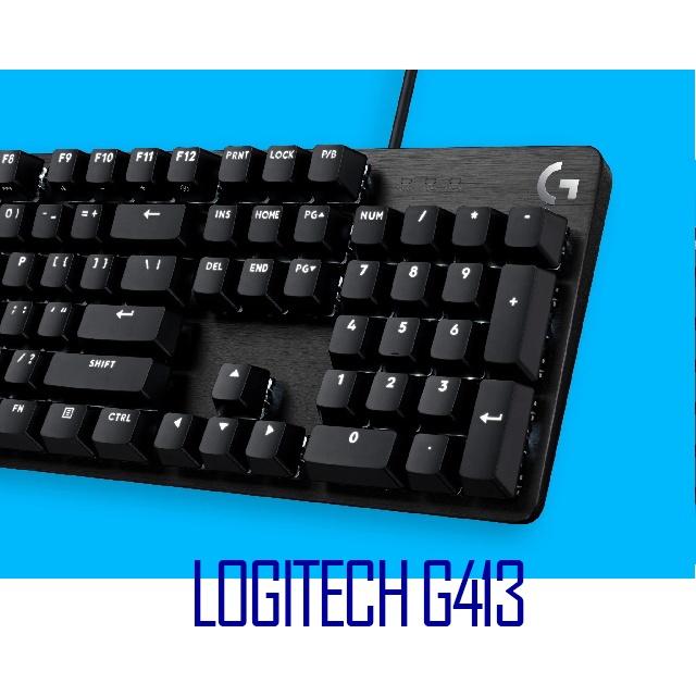 Bàn phím cơ gaming có dây Logit G413 SE Tactile sw (USBPBT)